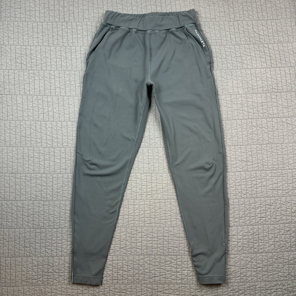 Alphalete Sweatpants Men's Medium Gray Joggers Workout Gym Training Stretch